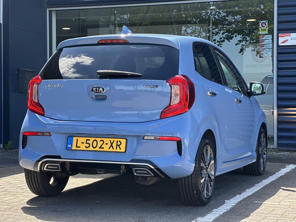Kia Picanto 1.0 T-GDi GT-Line 5p | 100PK! | Open dak | Stoel, Voorwielaandrijving, 101 pk, Gebruikt, Blauw
