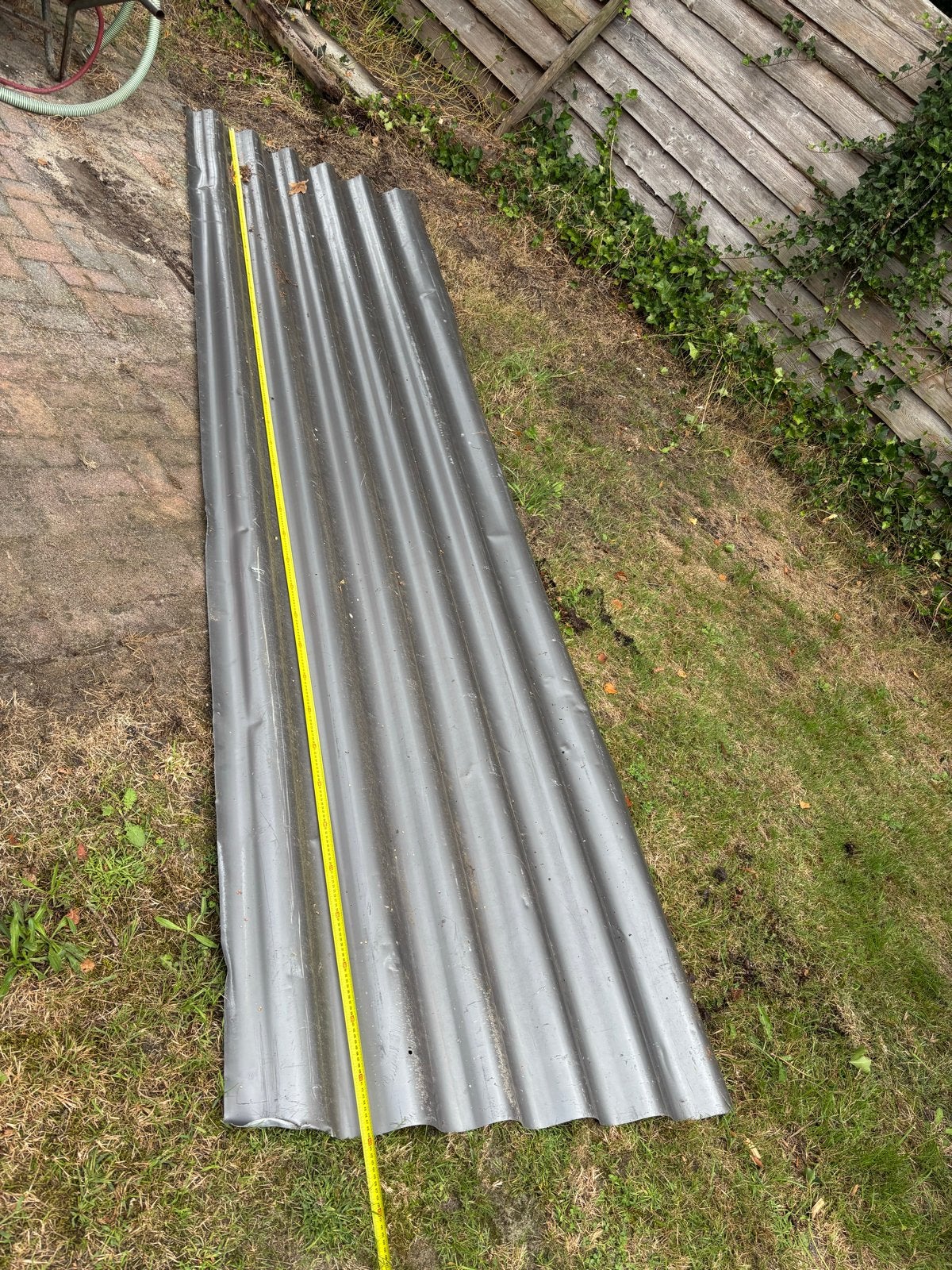 Golfplaten 4.20m lang, Ophalen, Gebruikt, 15 m² of meer, Golfplaat