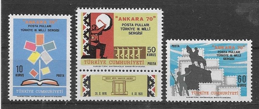 Turkije 1970  Ankara '70, Verzenden, Overige landen, Postfris