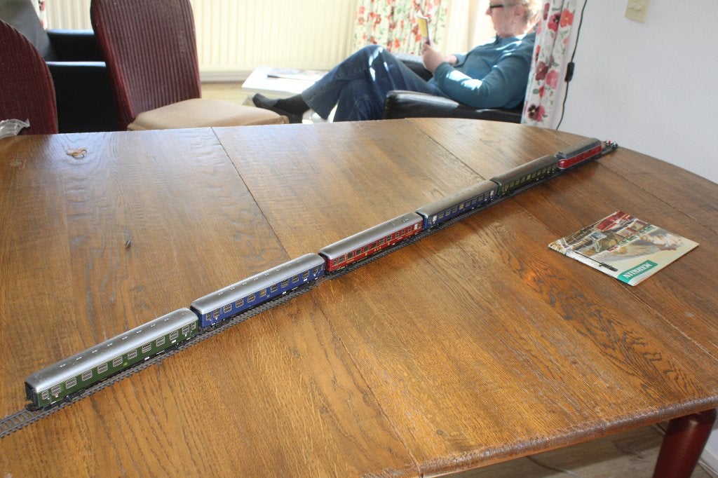 Märklin Vijf D-Trein rijtuigen, Hobby en Vrije tijd, Modeltreinen | H0, Wisselstroom, Gebruikt, Wagon, Ophalen of Verzenden