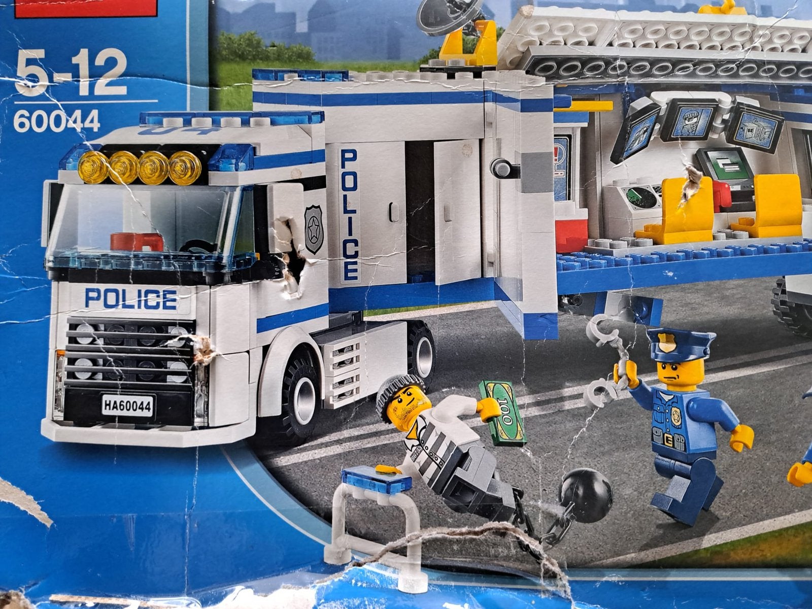 Lego City 60044,  mobile comando centrale, Ophalen of Verzenden, Zo goed als nieuw