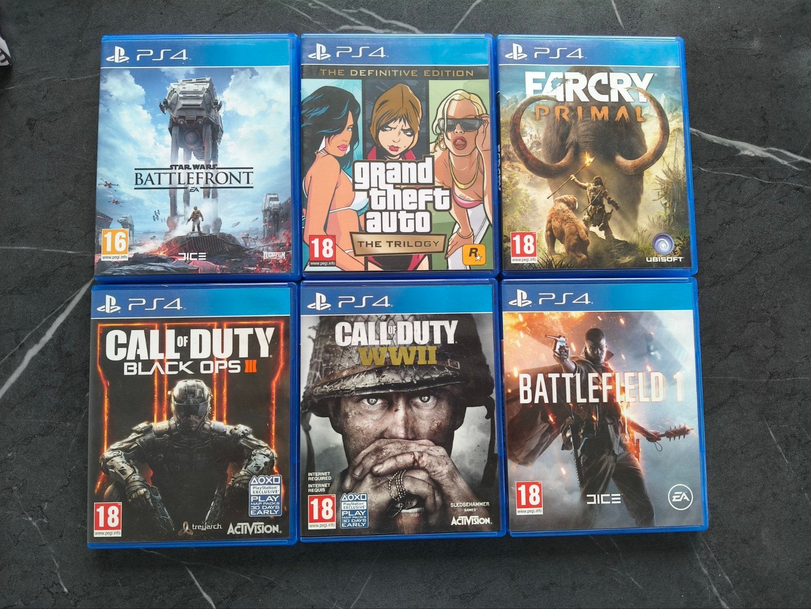 PS4 games met oa GTA Trilogy. Wordt verkocht als bundel!, Online, Gebruikt, Vanaf 18 jaar, Shooter