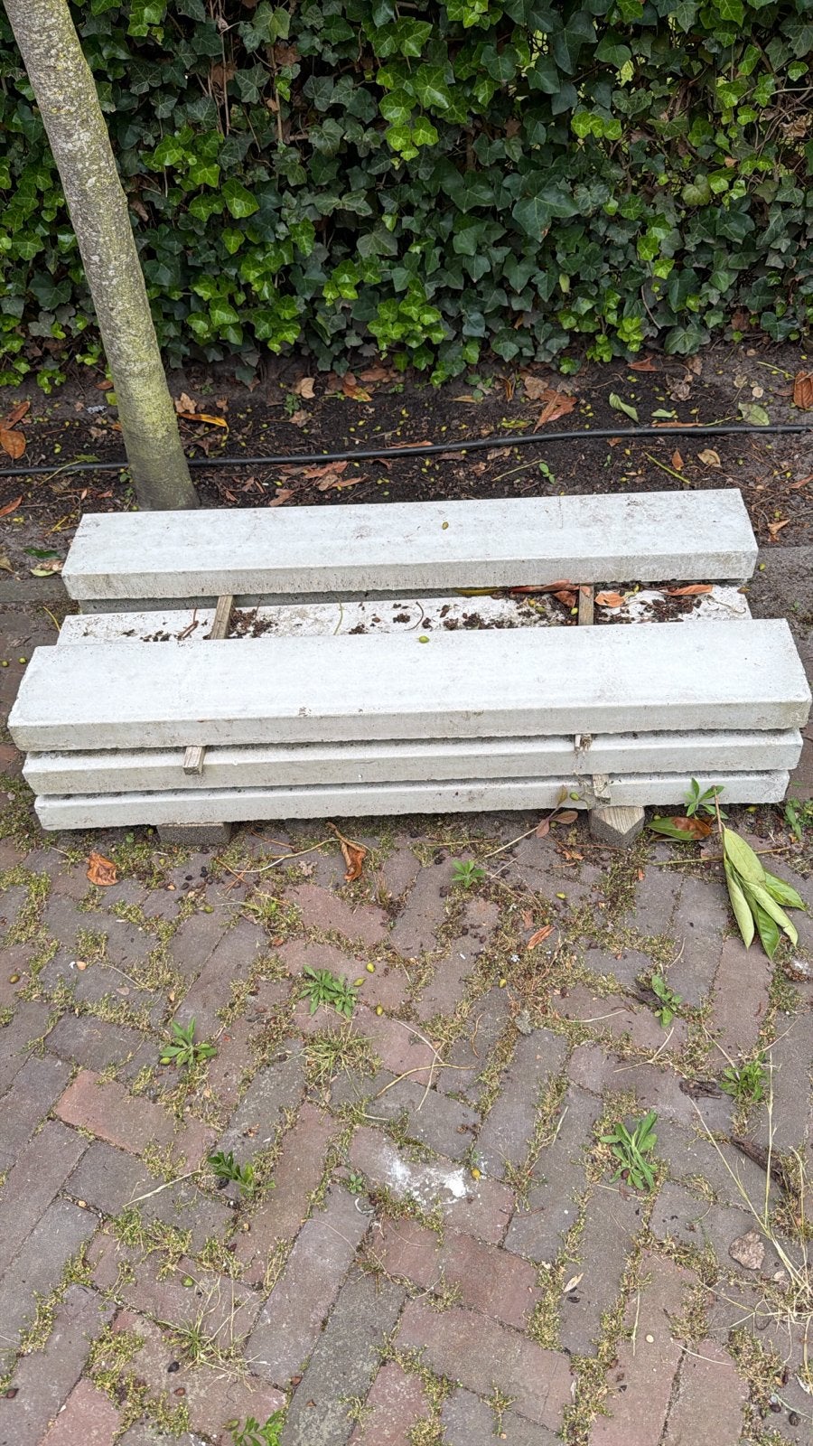 8 Nieuwe muurafdekkers 100x12x6 cm, Ophalen, Nieuw, Beton, Overige typen