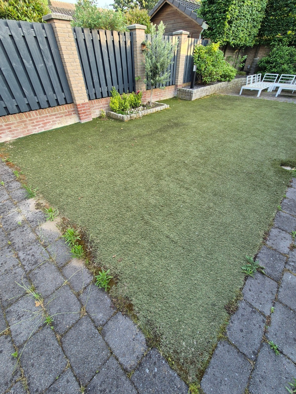 GRATIS kunstgras (gebruikt) +/- 4M (B) x 8M (L), Tuin en Terras, Gras en Kunstgras, Ophalen, Gebruikt, 20 m² of meer, Kunstgras