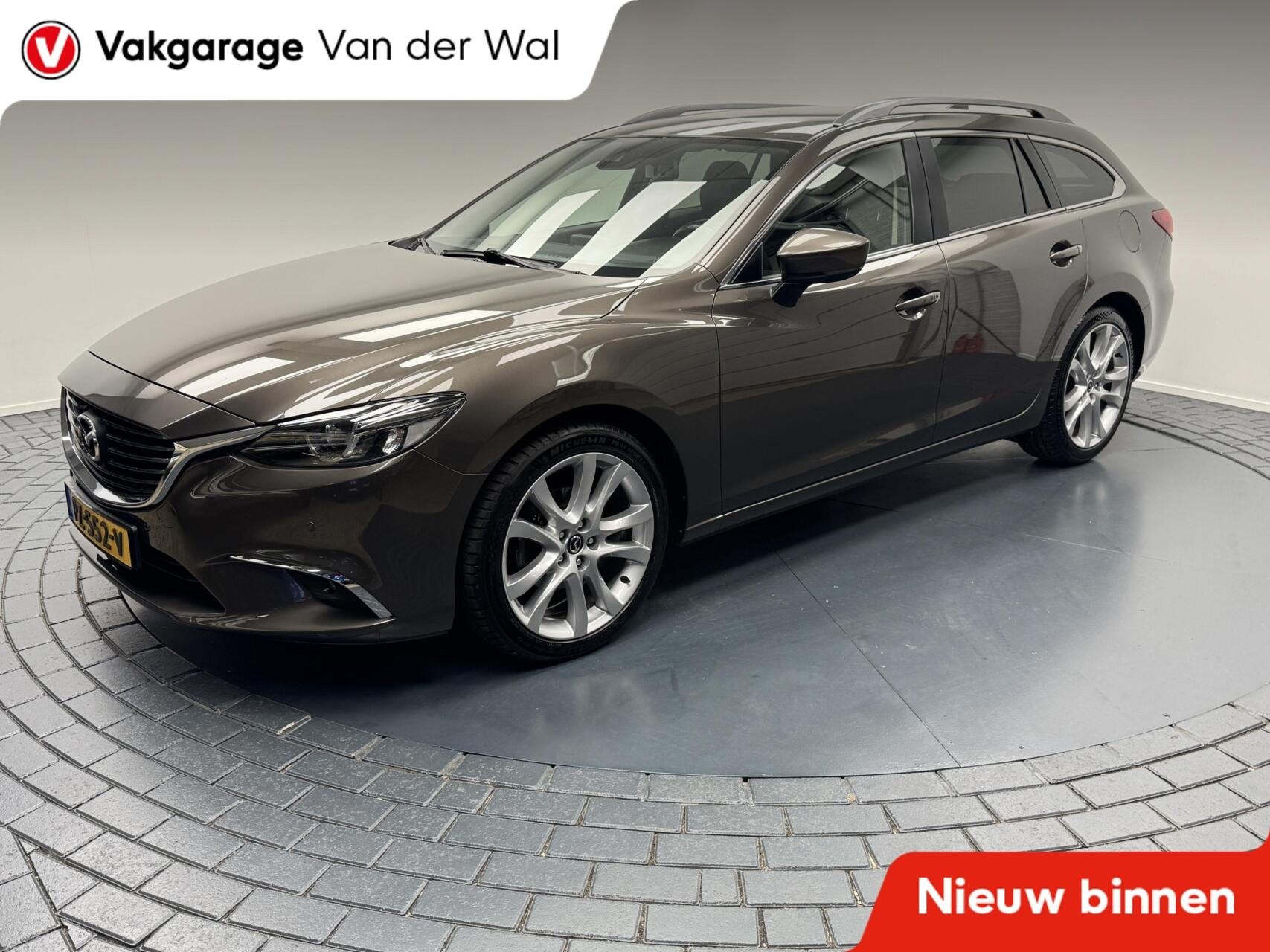Mazda 6 Sportbreak 2.0 SkyActiv-G 165 TS+ Afn.Trekhaak-Navig, Auto's, Voorwielaandrijving, 1998 cc, Gebruikt, 4 cilinders
