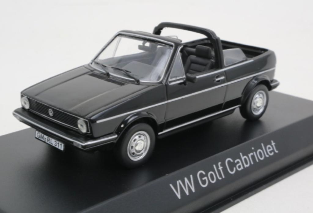 Volkswagen Golf Cabriolet 1981 ZWART 1/43 NOREV ref: 840074, Verzenden, Nieuw, Auto, Norev