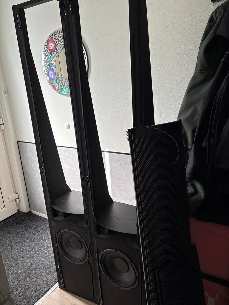Martin-Logan Sequel II Elektrostaten Hybride Luidsprekers, Audio, Tv en Foto, Luidsprekers, Gebruikt, 120 watt of meer, Front, Rear of Stereo speakers