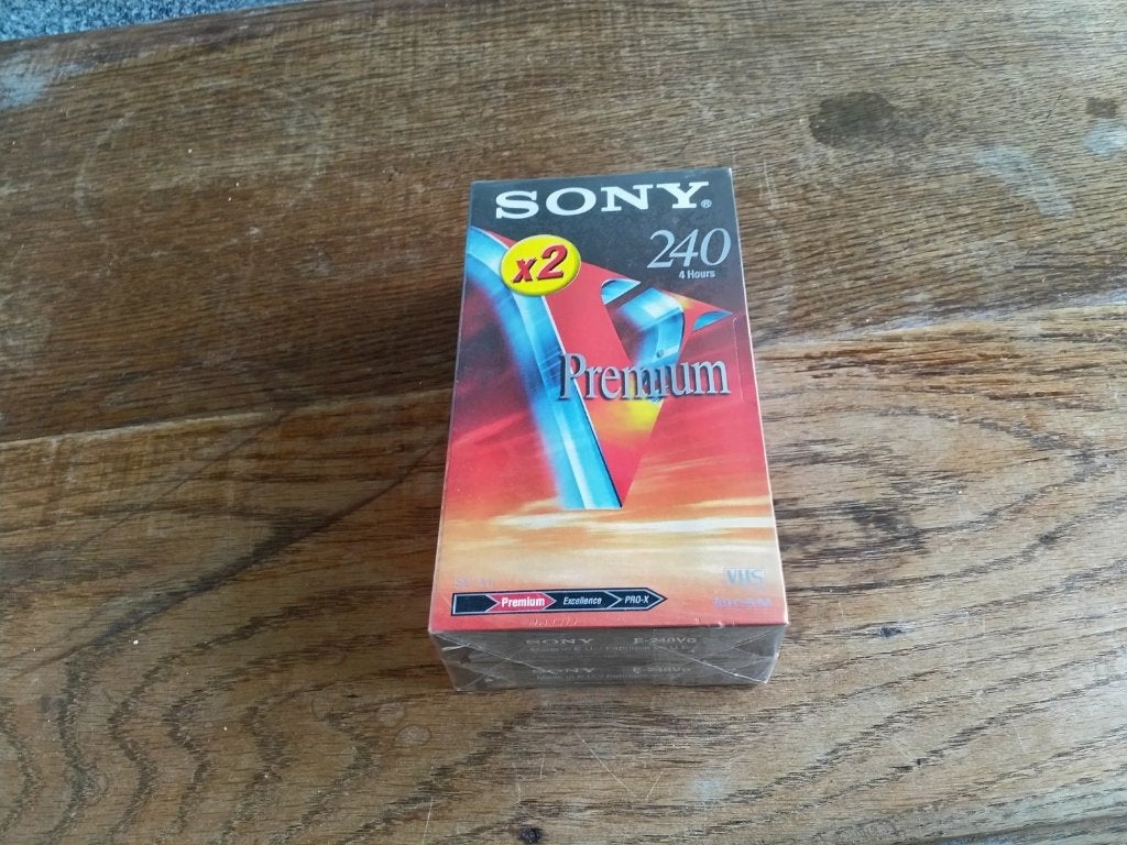 sony vhs videobanden 240 / 4 uur 2 x, Alle leeftijden, Ophalen of Verzenden, Nieuw in verpakking, Komedie