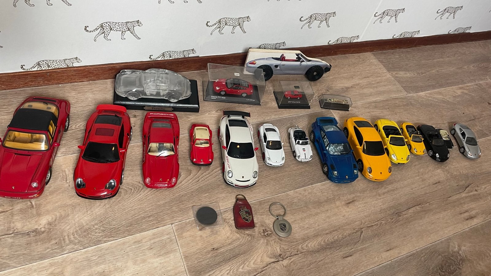 Grote verzameling Porsche modelauto's, Ophalen, Gebruikt, Auto's