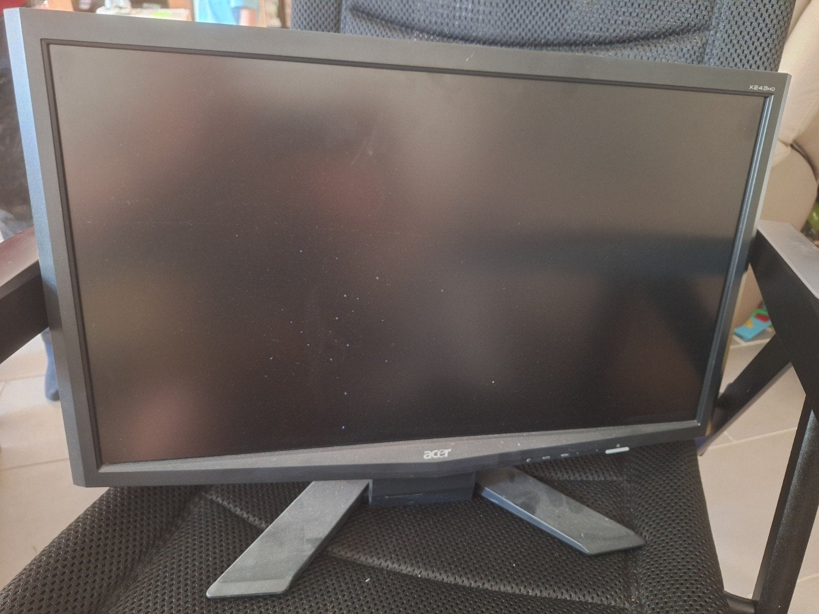 Acer X243HQbd, HD, Onbekend, Ophalen of Verzenden, Zo goed als nieuw