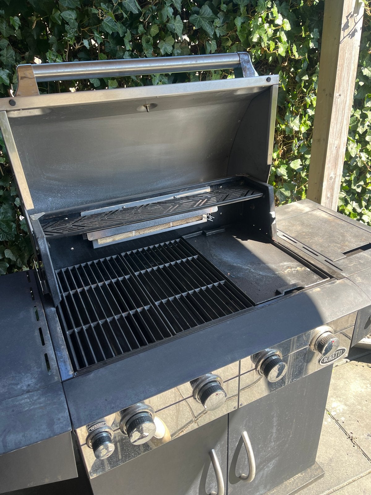 Boretti gasbarbecue met 4 branders, Ophalen, Gebruikt
