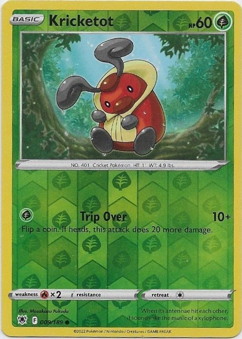 Astral Radiance,  Kricketot [reverse] 9/196, Verzenden, Nieuw, Losse kaart