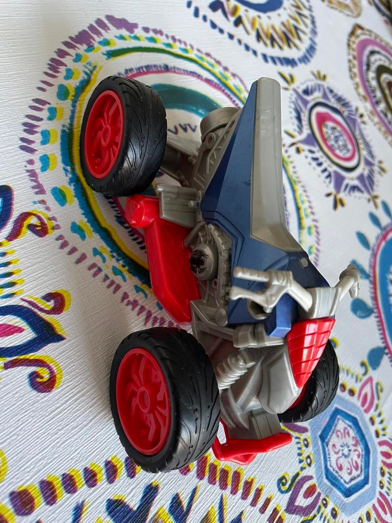 Spiderman auto, Ophalen, Gebruikt