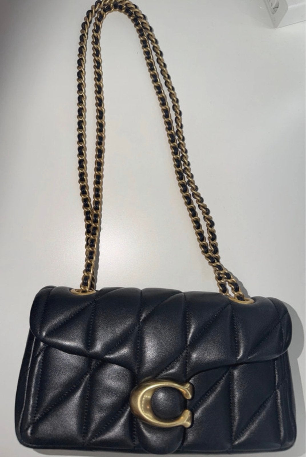 Coach Tabby 20 Quilted, Ophalen of Verzenden, Zo goed als nieuw, Zwart, Schoudertasje