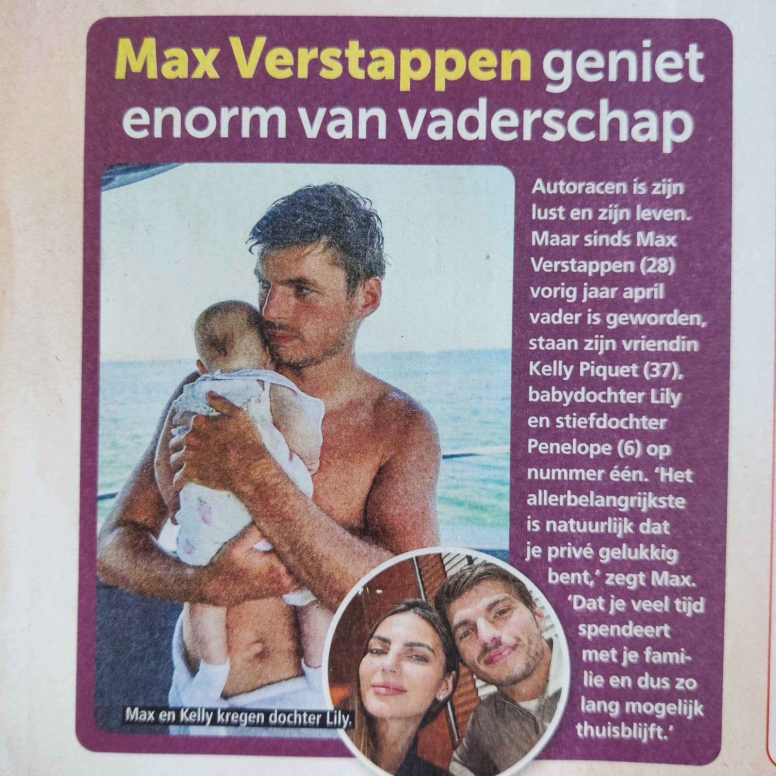 Max Verstappen Artikel Knipsel, Ophalen of Verzenden, 1980 tot heden, Nederland, Knipsel(s)