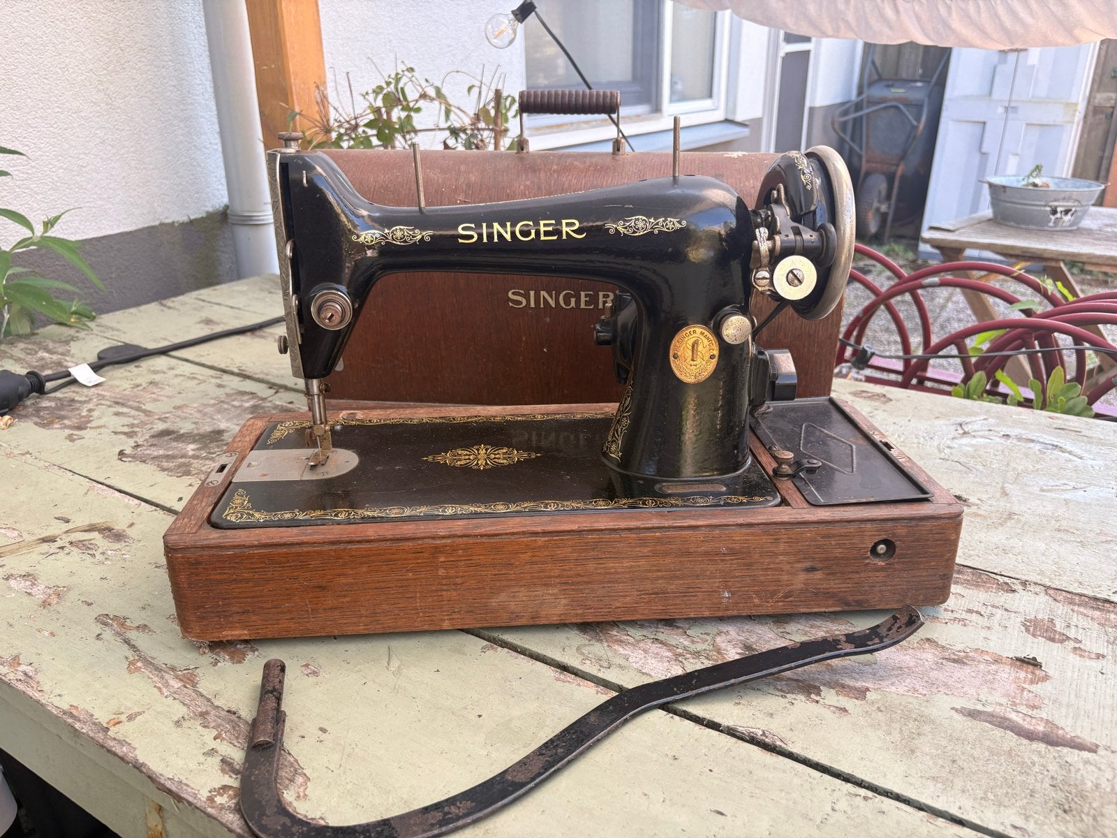 Vintage Singer Naaimachine 99K, Antiek en Kunst, Antiek | Naaimachines, Ophalen