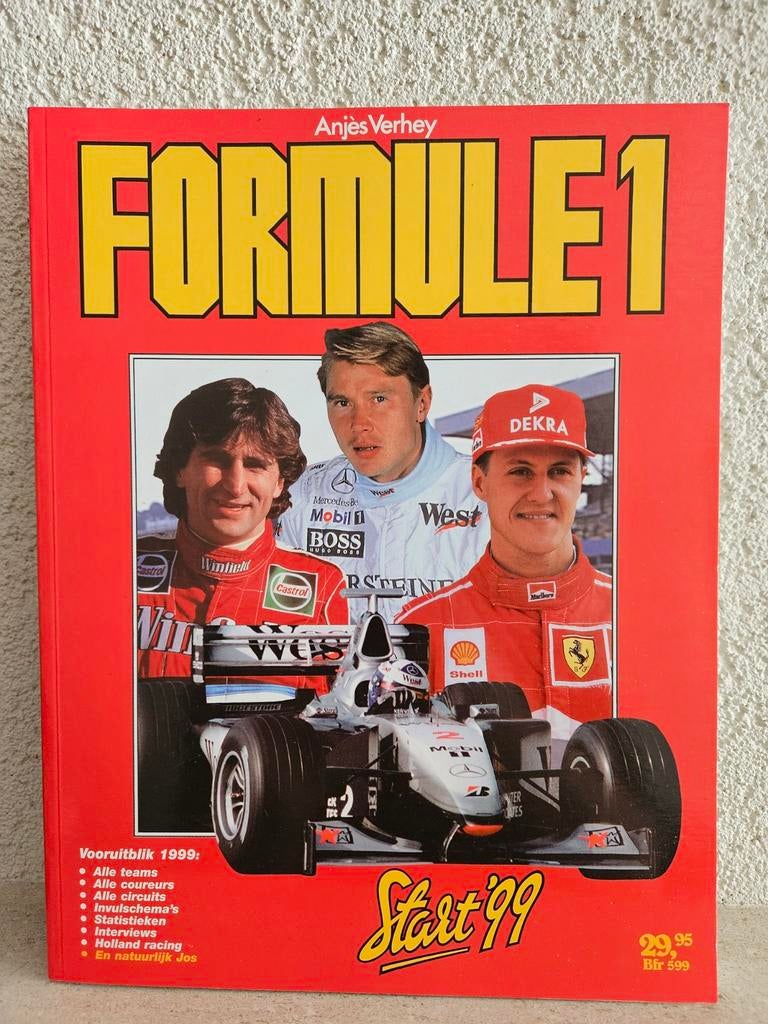 Formule 1 Start '99 - Anjes Verhey, Boeken, Auto's | Boeken, Zo goed als nieuw, Algemeen, Ophalen of Verzenden