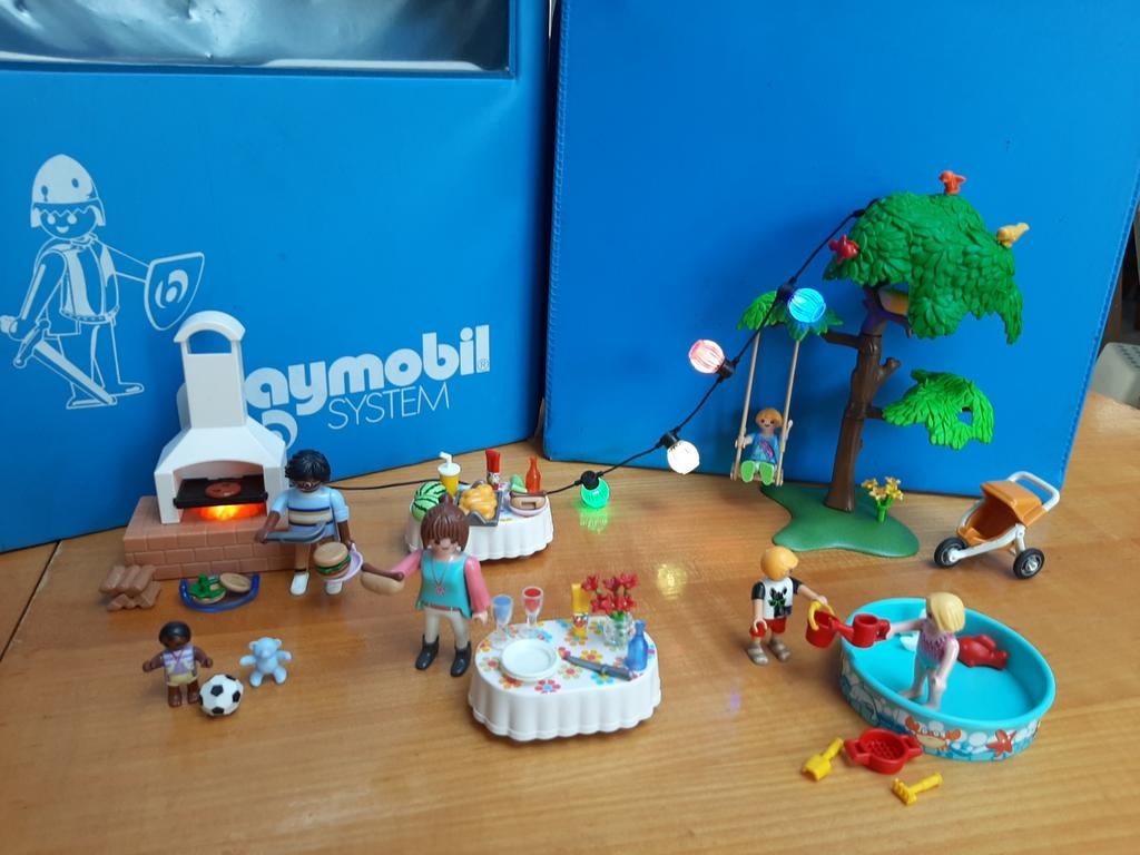 Vakantie huis gezin 9272 tuinfeest met werkende lichtjes, Ophalen of Verzenden, Zo goed als nieuw, Complete set