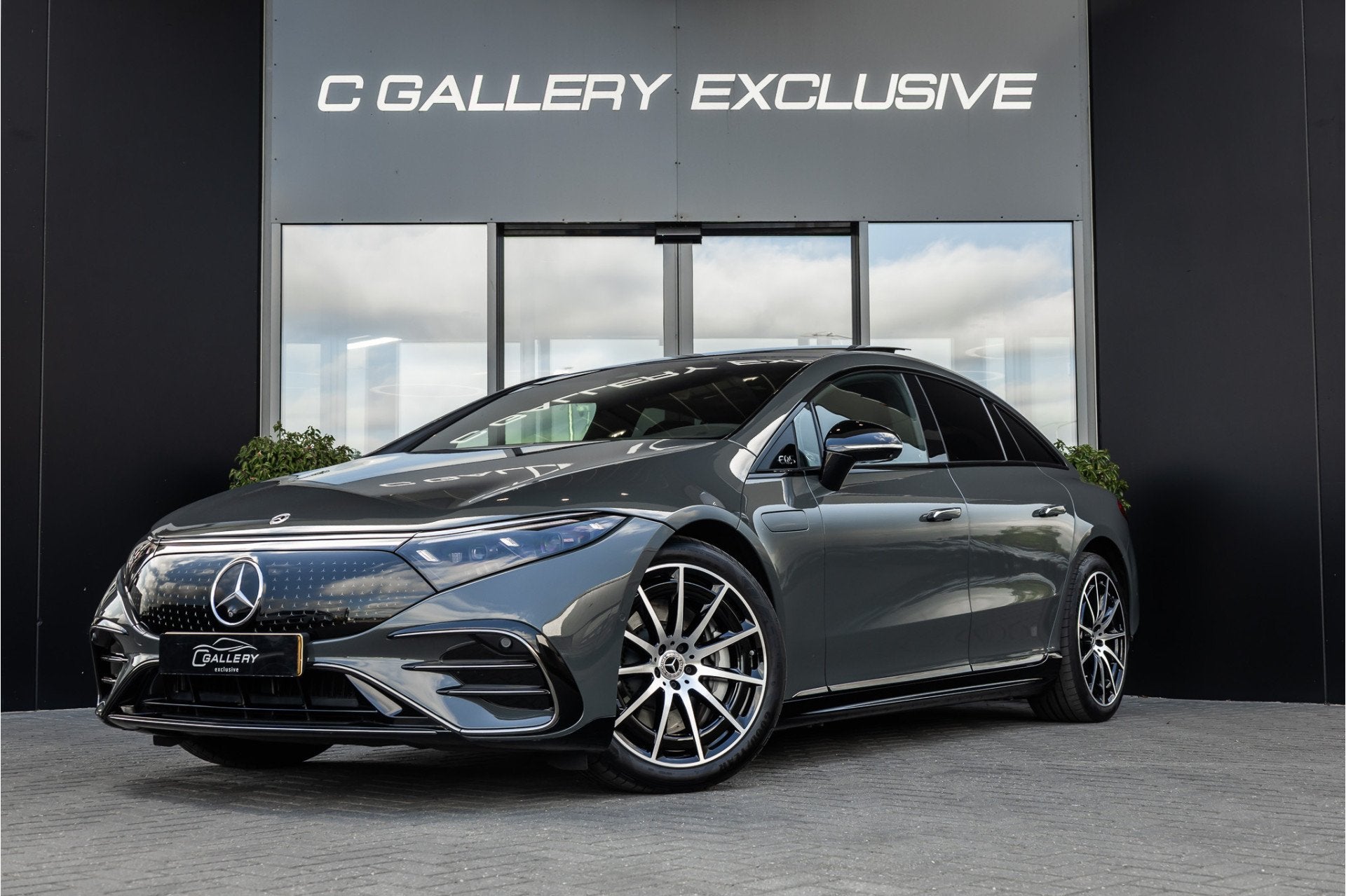 Mercedes-Benz EQS 450+ AMG Line 108 kWh - Origineel NL | Bur, Auto's, Automaat, Dealer onderhouden, Achterwielaandrijving, Gebruikt
