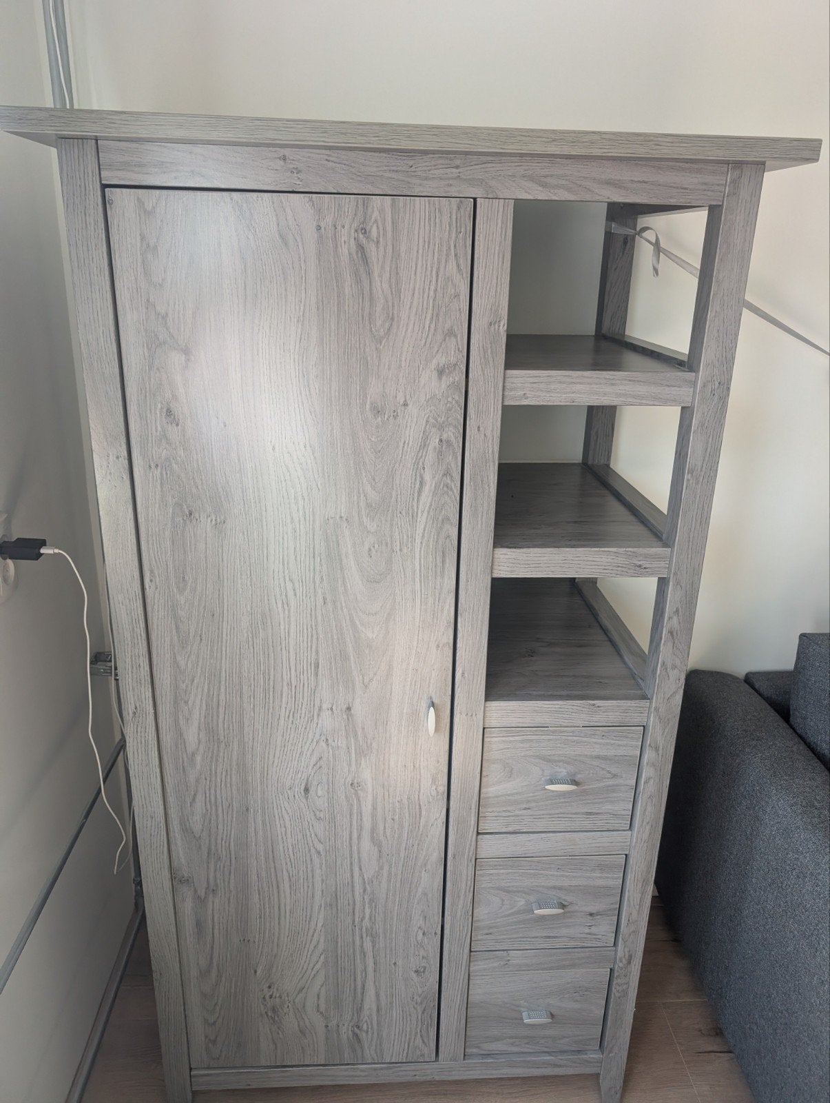 Complete kinderkamer TWF - bed kast commode kolomkast plank, Ophalen, Gebruikt, Jongetje of Meisje