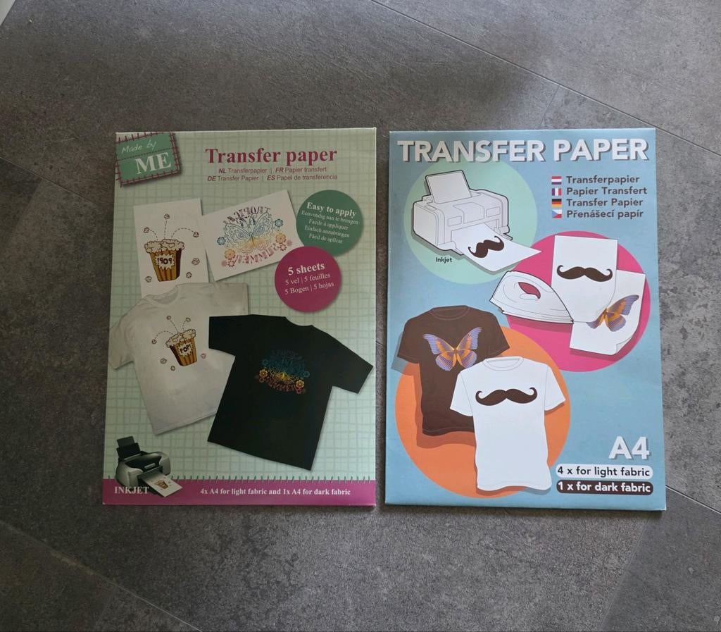 Transferpapier transfer papier kleding bedrukken NIEUW, Ophalen of Verzenden, Nieuw