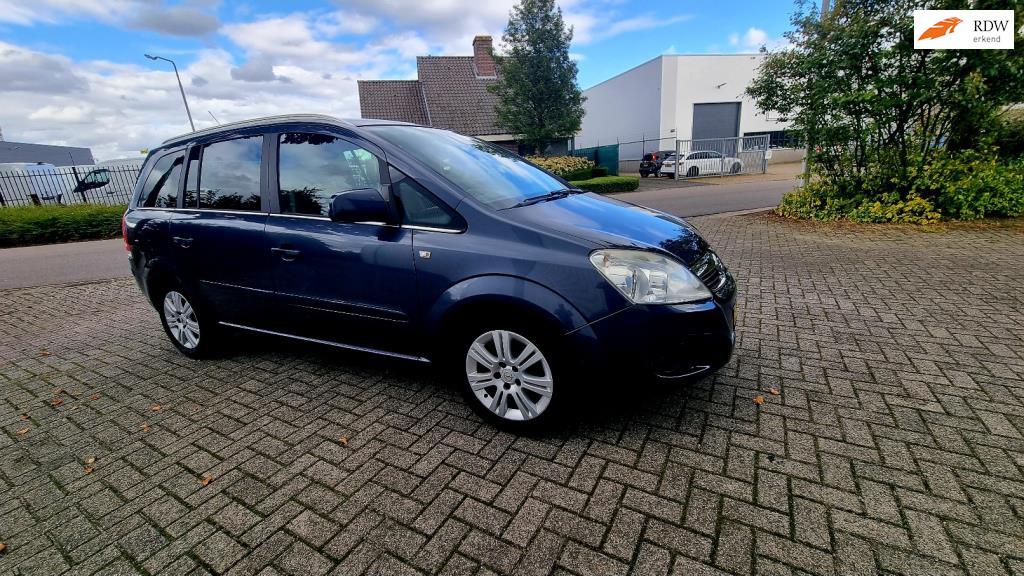 Opel Zafira 1.6 Selection, Auto's, Opel, Voorwielaandrijving, Gebruikt, 4 cilinders, Blauw