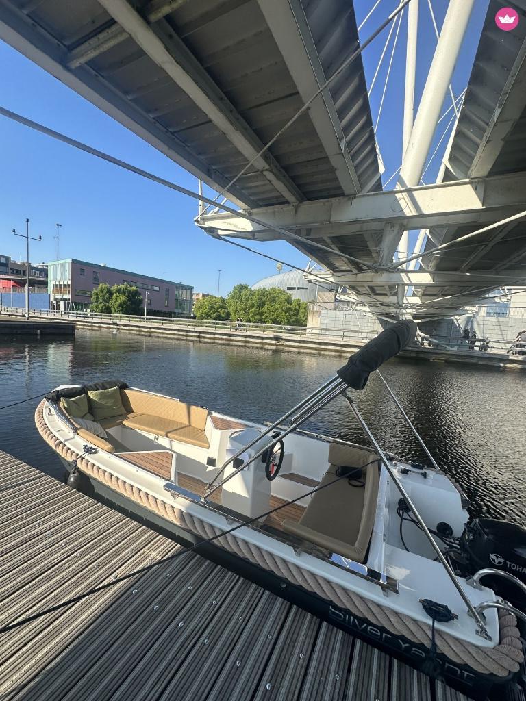 Silveryacht 495 sloep op aanhanger complete-set 2020, Watersport en Boten, Sloepen, Tender, 10 pk, 5 m, Zo goed als nieuw