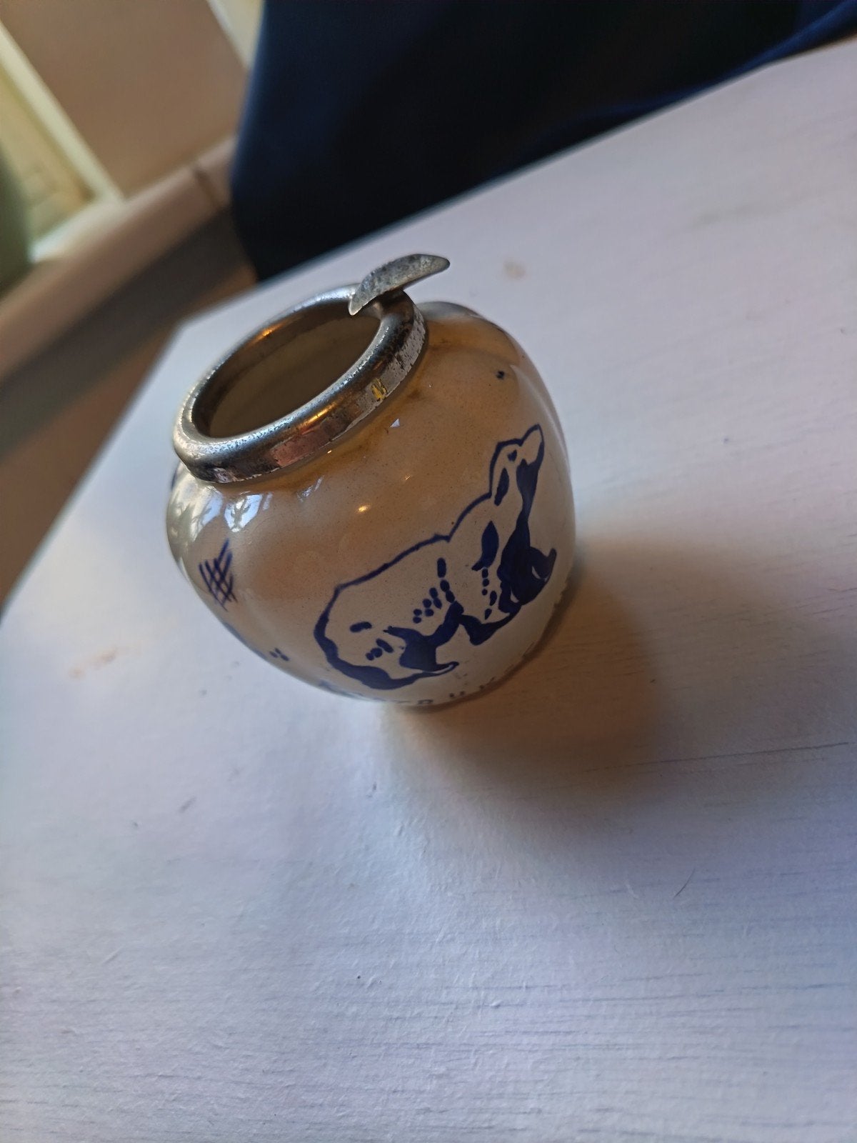 Vintage Delfts Holland asbak Kortrijk-Courtrai, Ophalen of Verzenden