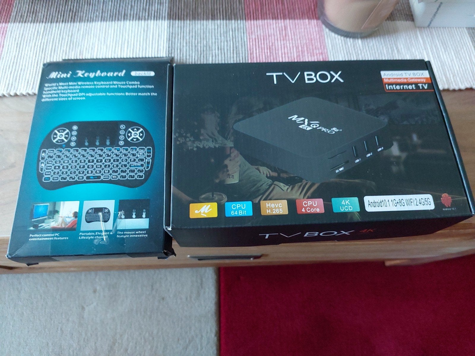 Nieuwe TV Box met Mini Keyboard, Audio, Tv en Foto, Ophalen, Nieuw, HDMI, Zonder harde schijf