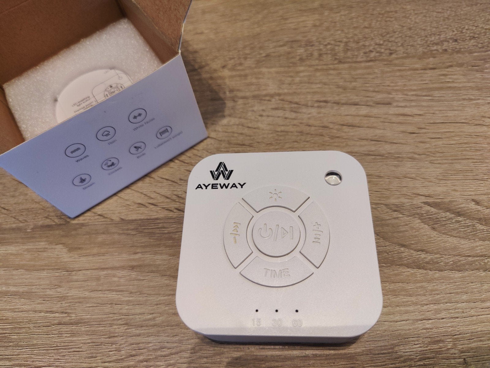 Witte Ruis Slaapgeluiden Machine - Ayeway, Kinderen en Baby's, Kinderspulletjes, Gebruikt, Ophalen of Verzenden