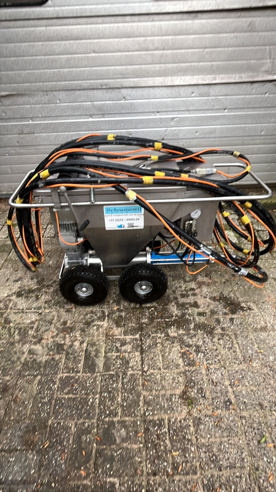 Gbt dunpleister (airless) machine Schoonewil QB 500 RS, Ophalen of Verzenden