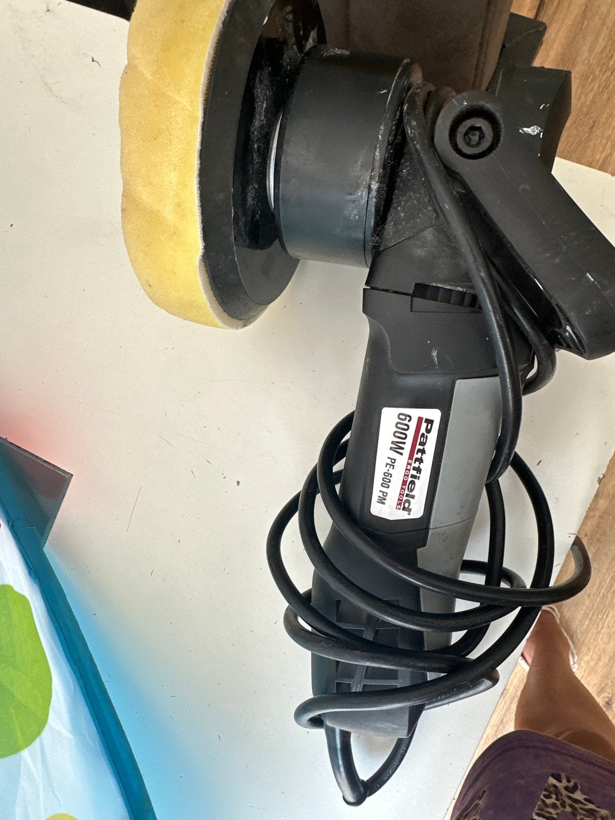 Pattfield PE-600 PM Polijstmachine 600W, Doe-het-zelf en Verbouw, Ophalen of Verzenden, Gebruikt, Minder dan 600 watt, Overige typen