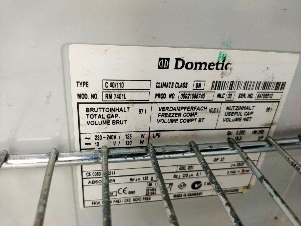 Dometic RM7401L caravan koelkast voor onderdelen, Gebruikt, RM7401L, Dometic, Ophalen