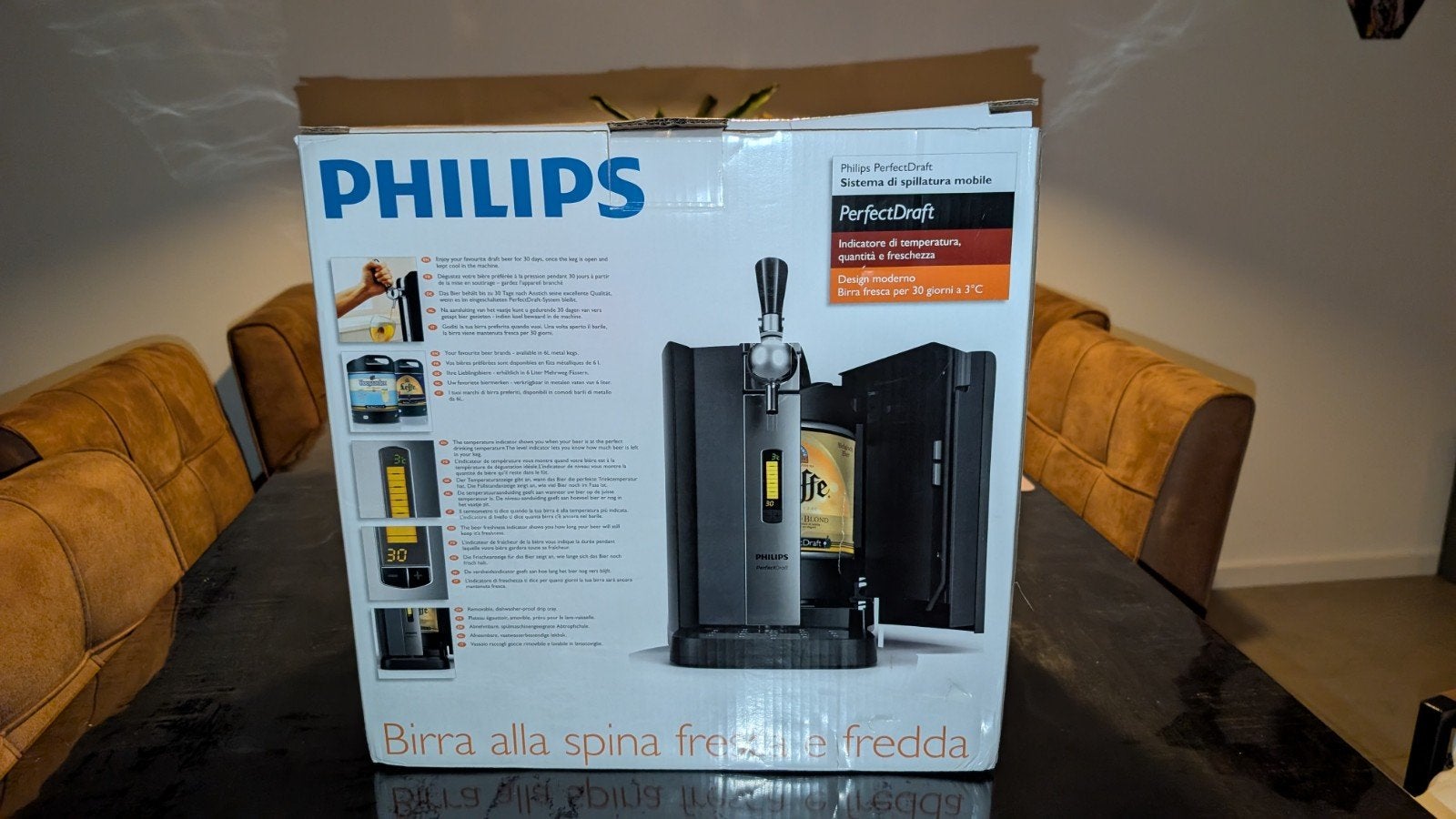 Philips PerfectDraft thuistap - Zo goed als nieuw, Witgoed en Apparatuur, Ophalen of Verzenden, Zo goed als nieuw, Philips