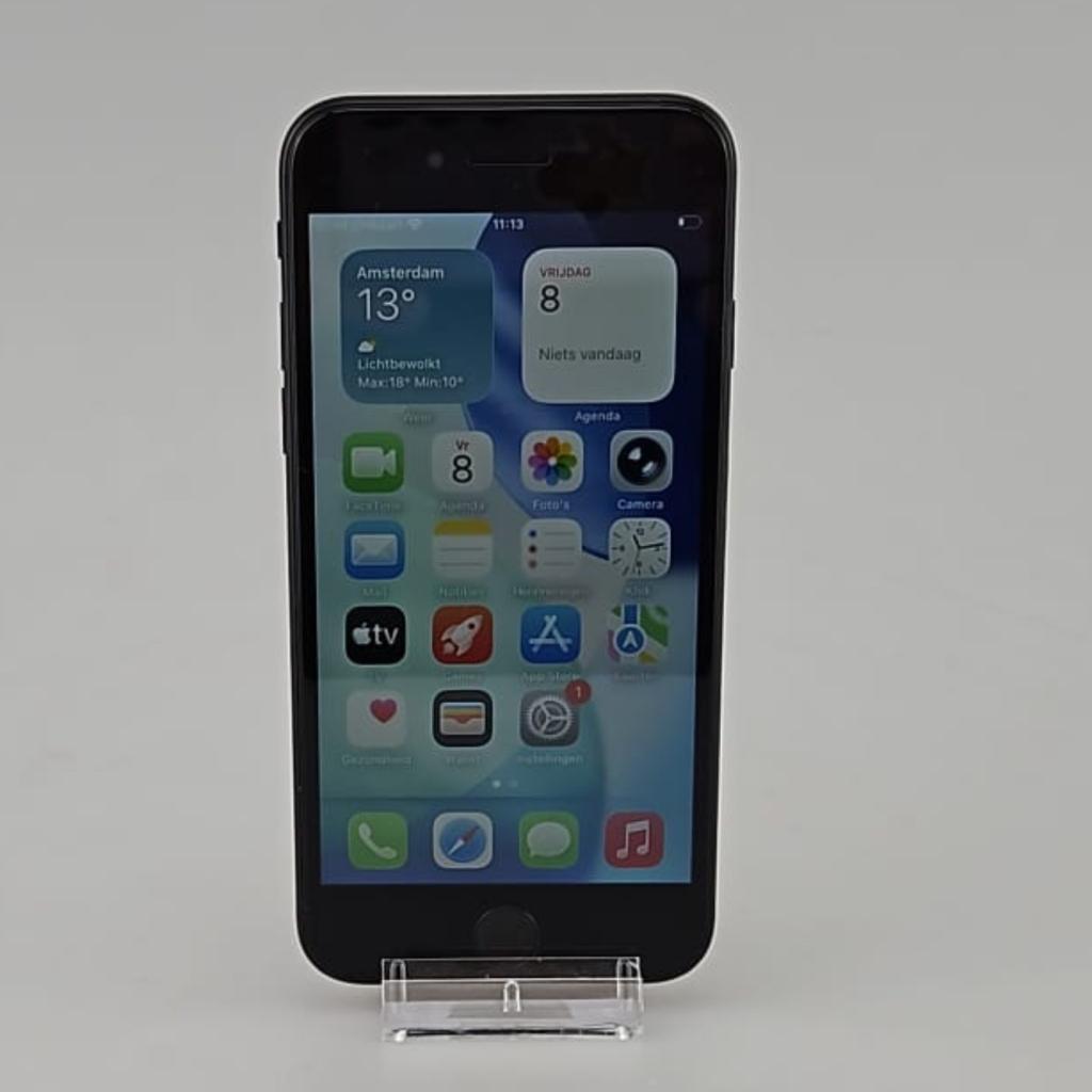 iPhone SE 2020 64GB Zwart Bat:97% IOS 26.4.2