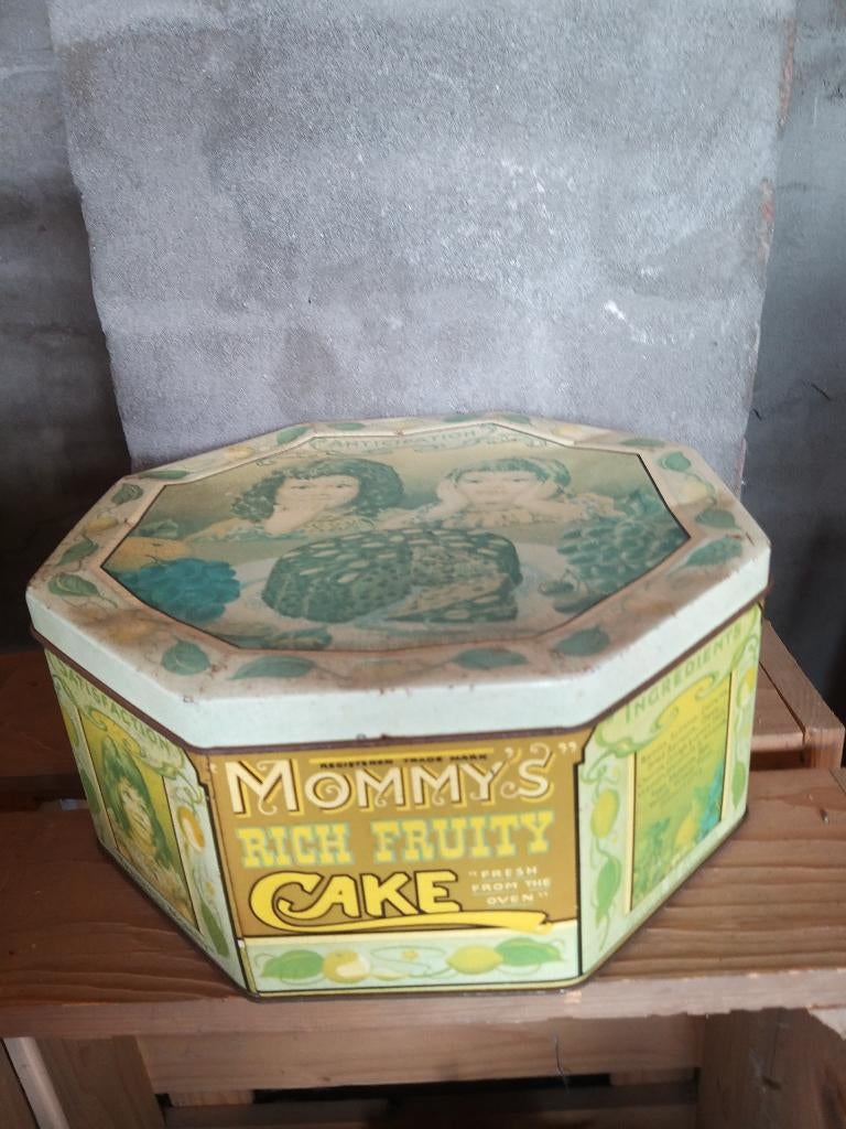 mommie's rich fruity cake blik, Ophalen of Verzenden, Gebruikt, Overige