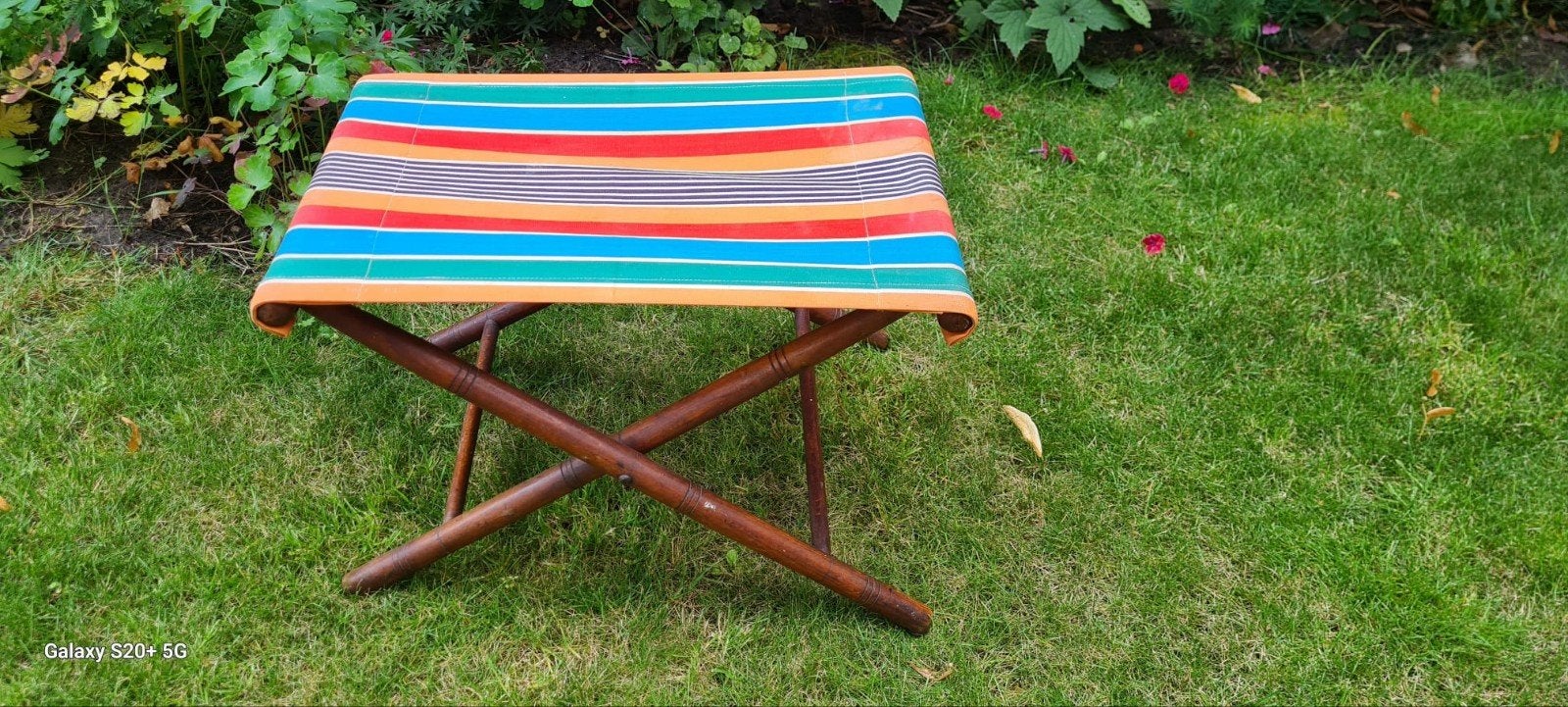Vintage vissers krukje, Ophalen, Campingstoel