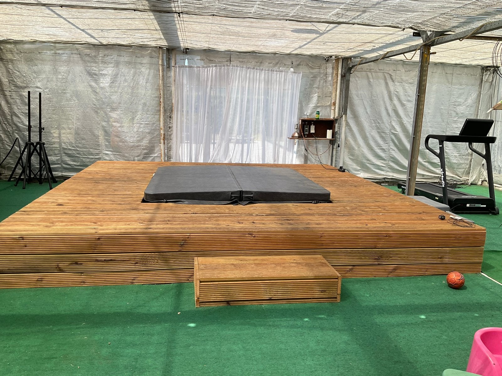 Ombouw Houten Vlonder, Ophalen, Gebruikt, Hout