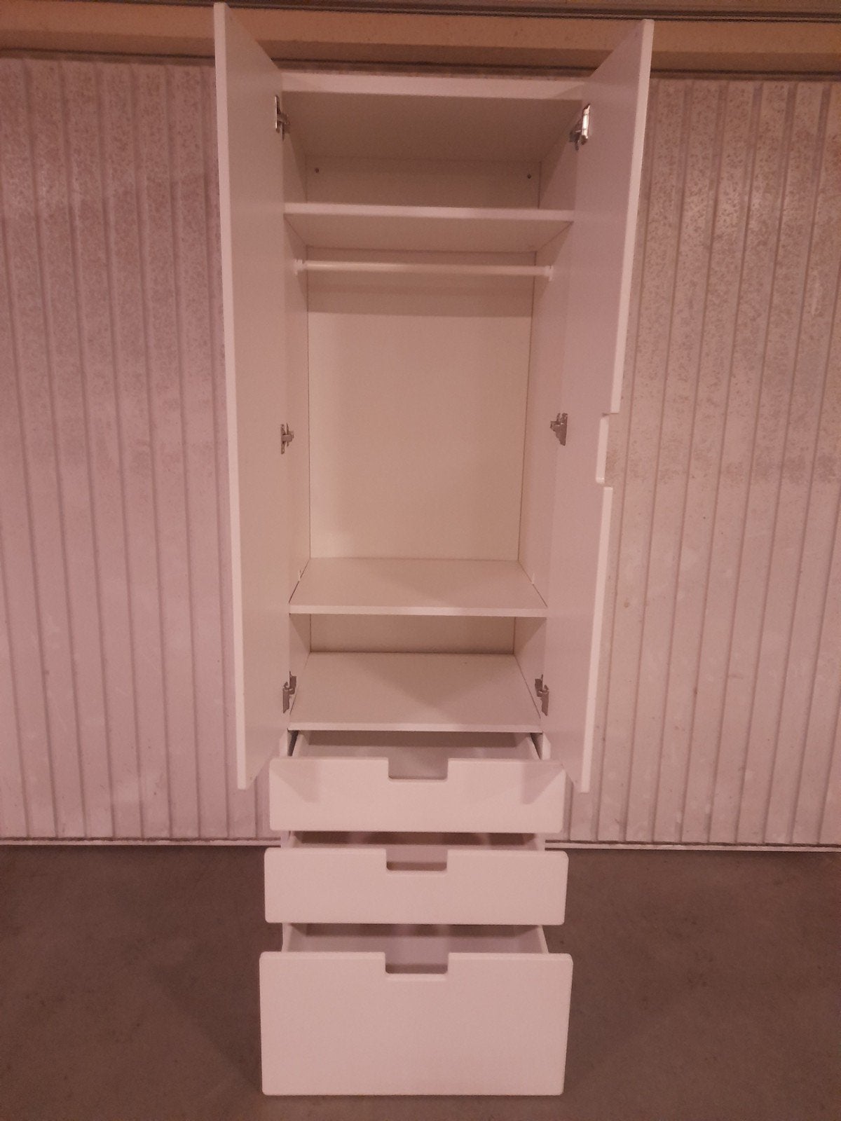 te koop een witte ikea stuva/ smastadkledingkast 192x60x50cm, Ophalen, Gebruikt, 50 tot 70 cm, 105 cm of meer