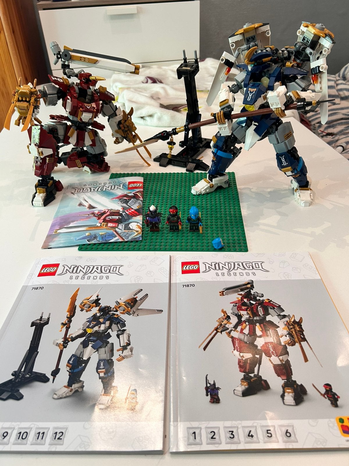 LEGO NINJAGO 71870 De Twee Torenhoge Mecha – compleet, Kinderen en Baby's, Ophalen, Lego, Zo goed als nieuw, Compleet
