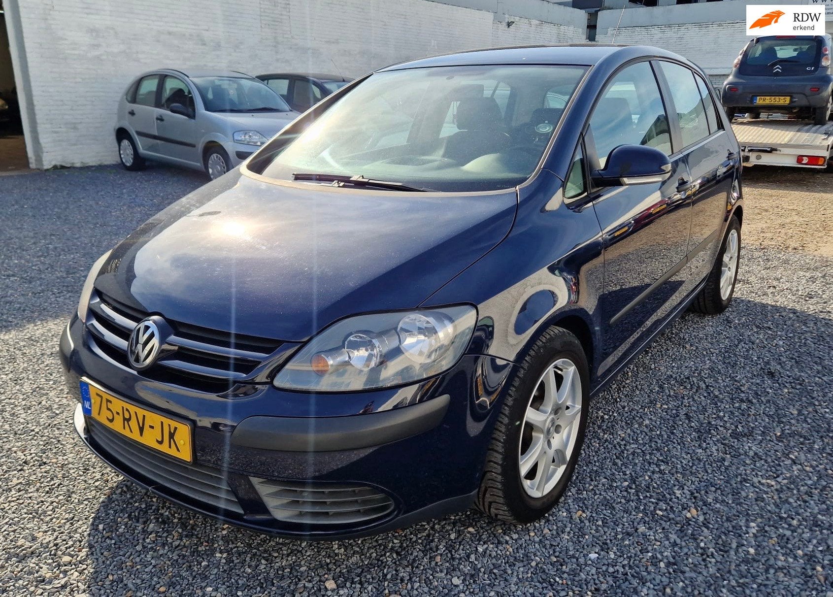 Volkswagen Golf Plus 1.6 FSI Comfortline Business /, Auto's, Stof, Gebruikt, 4 cilinders, Blauw