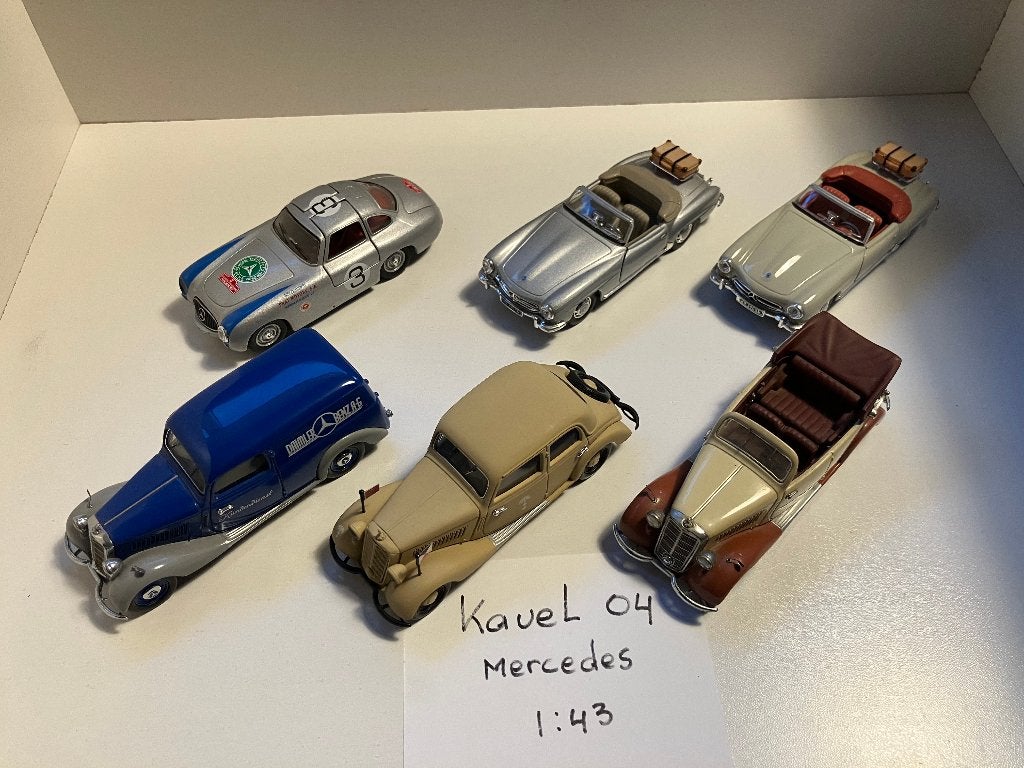 Verzameling van 6 x 1/43 autos, Hobby en Vrije tijd, Ophalen of Verzenden, Gebruikt, Auto, Overige merken