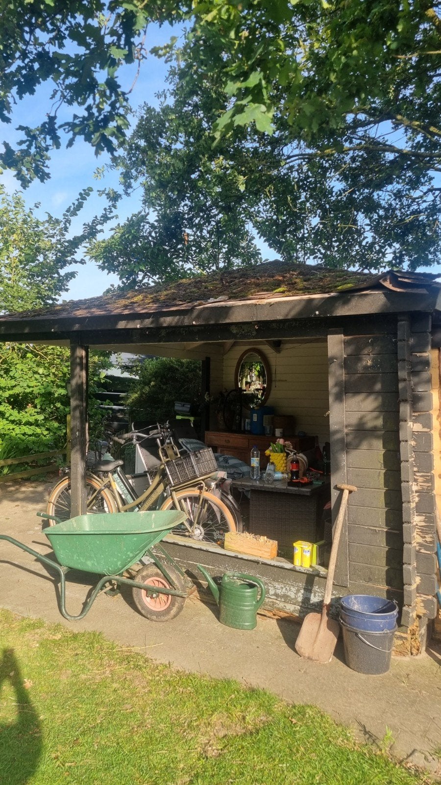 Tuinhuis 4x4 gratis ophalen, Ophalen, Gebruikt, 250 tot 500 cm