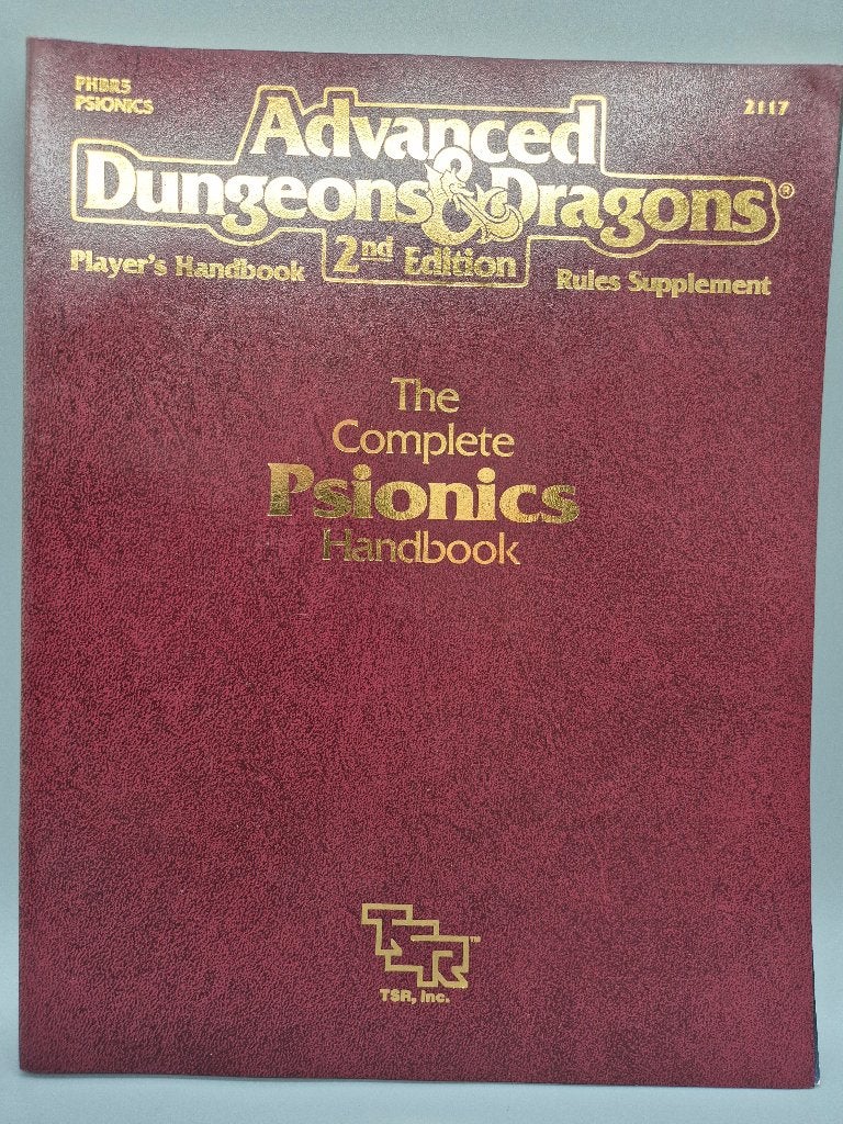 AD&D 2e The Complete Psionics Handbook PHBR5 TSR 2117, Ophalen of Verzenden, Gebruikt, Historisch, Boek of Catalogus