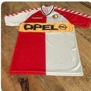 Retro Feyenoord shirt 1984/85 Maat M, Maat 48/50 (M), Ophalen of Verzenden, Voetbal, Gedragen