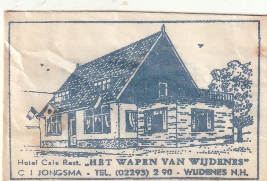 Suikerzakje #1188 : Het Wapen van Wijdenes Jongsma, Verzenden, Nederland