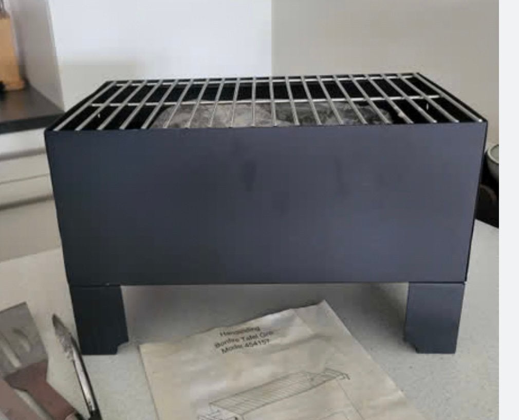 Tafel barbecue tafelgrill houtskool draagbaar nieuw in doos, Ophalen of Verzenden, Nieuw, Met accessoires