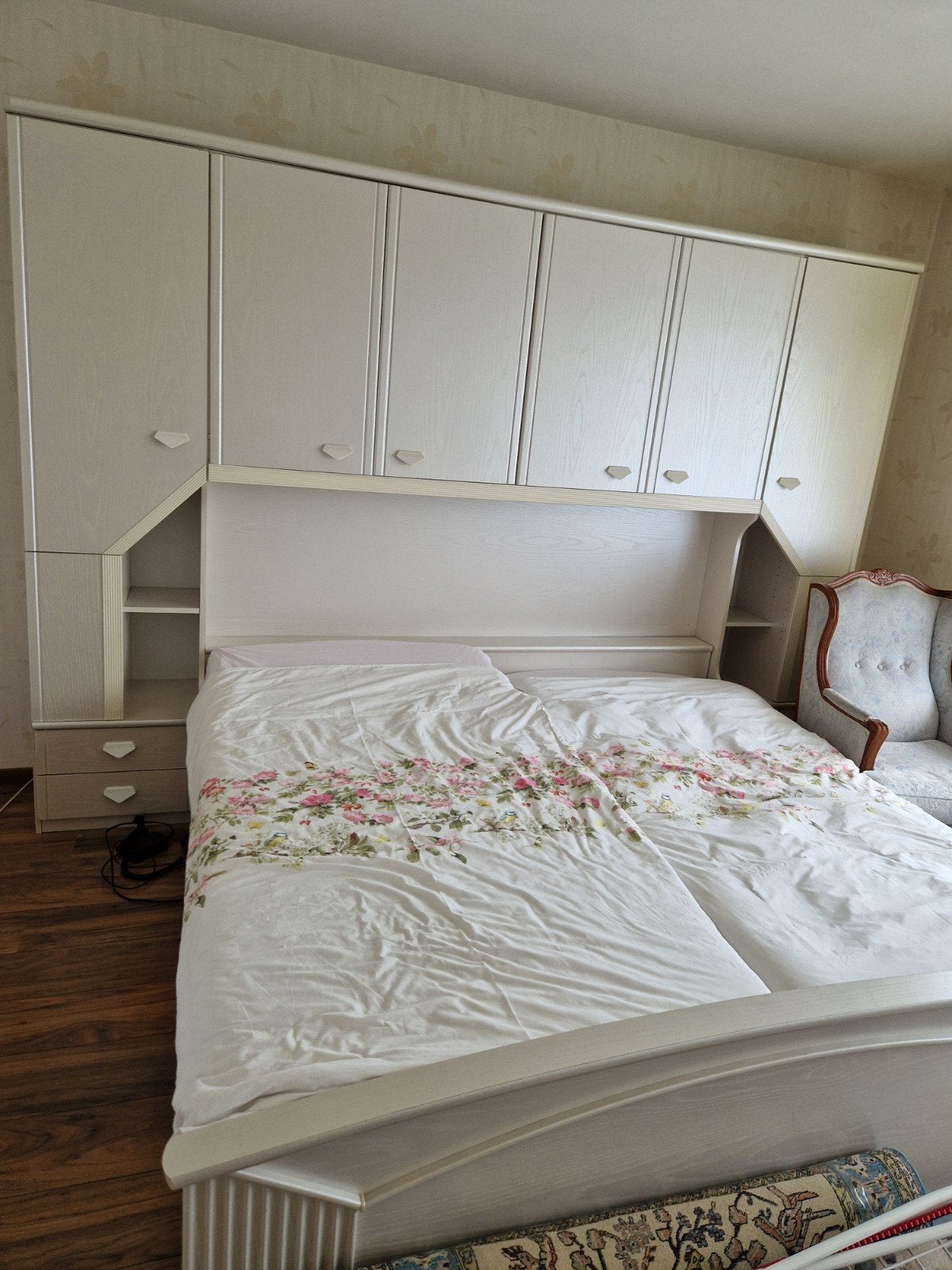 gratis bed met kast ombouw maastricht!, Ophalen, Gebruikt, 200 cm of meer, Met lade(s)
