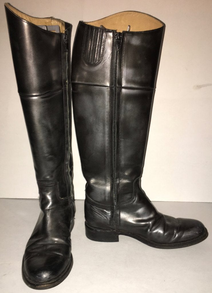 SENDRA zilver grijze geheel leren laarzen 37, Ophalen of Verzenden, Grijs, Gedragen, Hoge laarzen