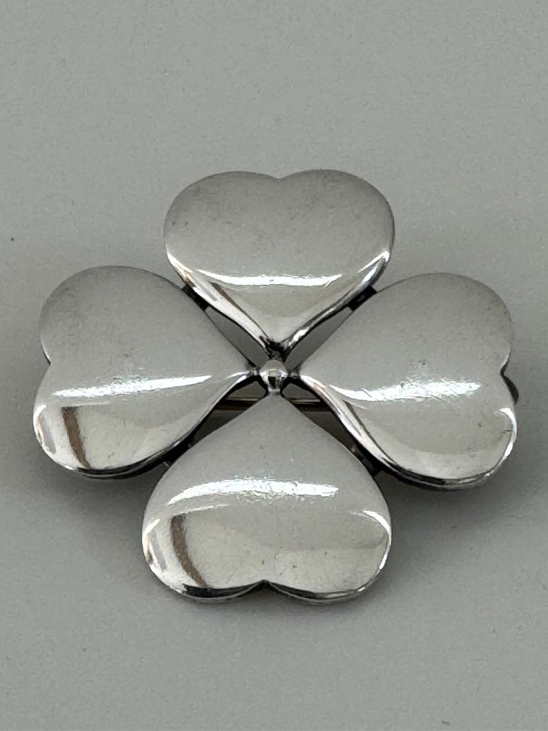 Hans Hansen Broche, Overige materialen, Minder dan 4 cm, Ophalen of Verzenden, Zo goed als nieuw